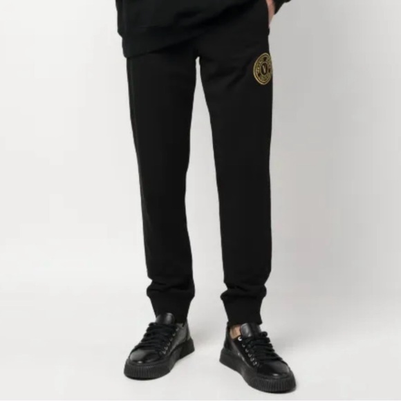 Versace Jeans Couture black sweatpants (Size: XL Men); Brand New - Picture 2 of 14